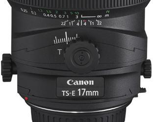 Canon анонсирует объективы TS-E 17mm f/4L и TS-E 24mm f/3.5L II